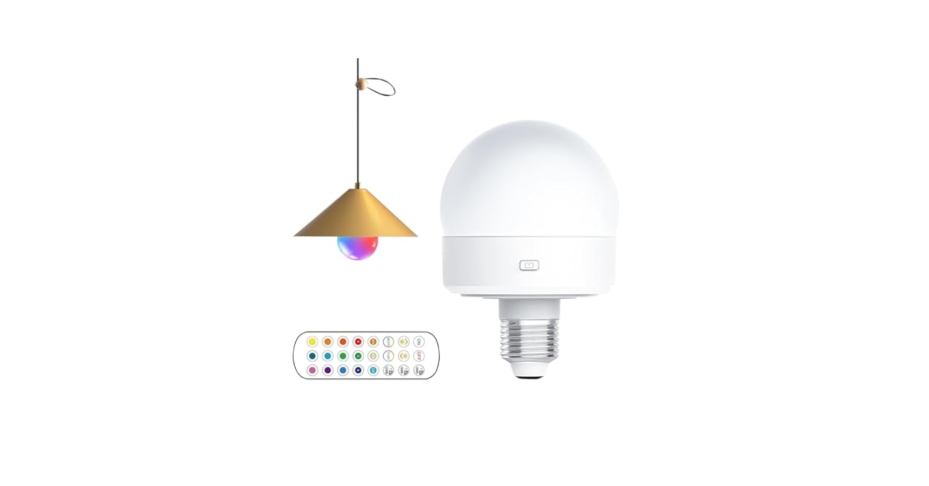 Amazon.co.jp : yanzisura カラフル電球 リモコン付き 色が